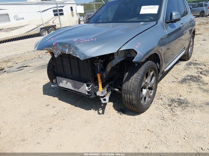 2024 BMW X3 VIN 5UX43DP02R9V05857 IAAI salvage auction — FRONT END, Salvage (North Carolina), sold $7,400 on 2026-07-30 (photo 6)