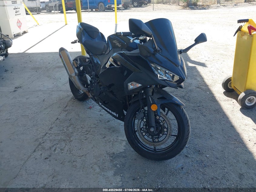2019 Kawasaki Ninja VIN JKAEXKG17KDA30987 IAAI salvage auction — NORMAL WEAR, Clear (California), sold $1,350 on 2026-07-08 (photo 1)