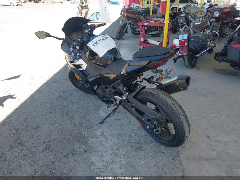2019 Kawasaki Ninja VIN JKAEXKG17KDA30987 IAAI salvage auction — NORMAL WEAR, Clear (California), sold $1,350 on 2026-07-08 (photo 3)