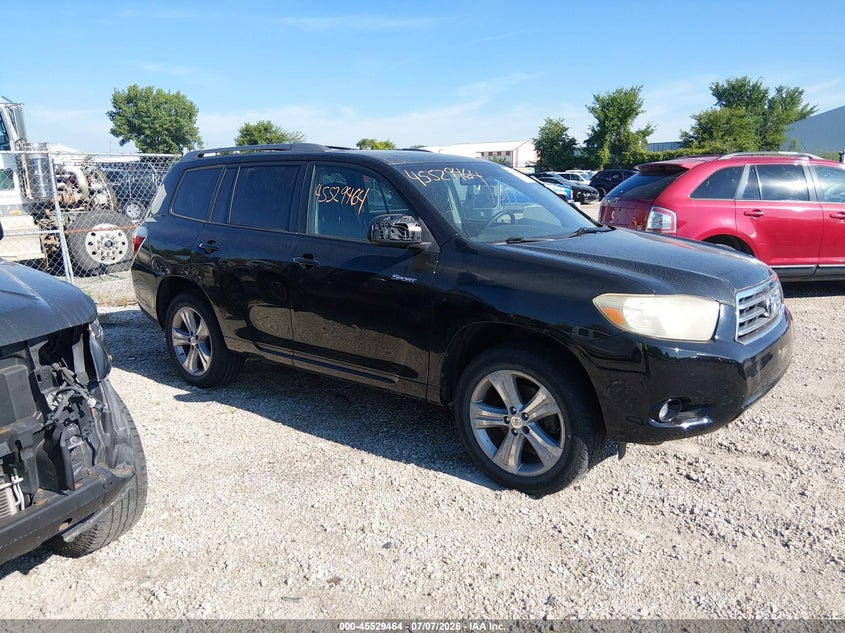 2008 Toyota Highlander VIN JTEES43A082074042 IAAI salvage auction — NORMAL WEAR, Regular Certificate (Iowa), sold $1,950 on 2026-07-20 (photo 1)