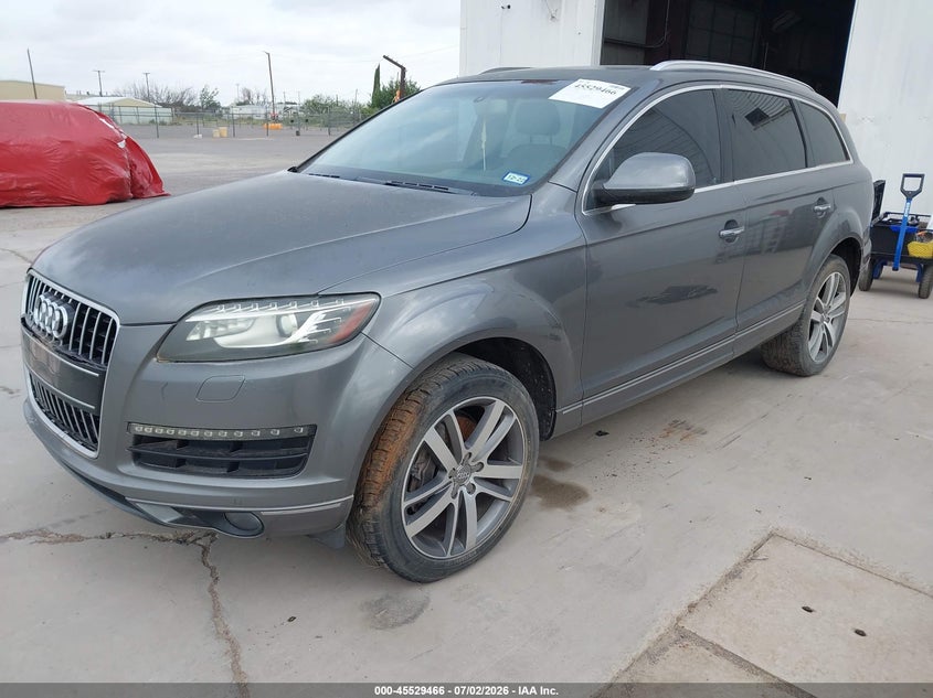 2010 Audi Q7 VIN WA1VYBFE7AD001700 IAAI salvage auction — NORMAL WEAR, Original (Texas), sold $100 on 2026-07-09 (photo 2)