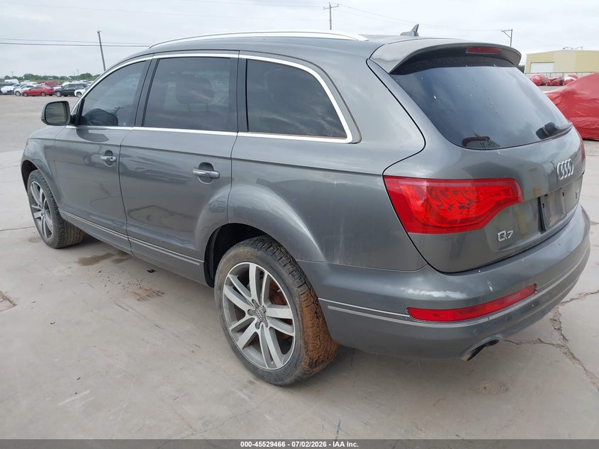 2010 Audi Q7 VIN WA1VYBFE7AD001700 IAAI salvage auction — NORMAL WEAR, Original (Texas), sold $100 on 2026-07-09 (photo 3)