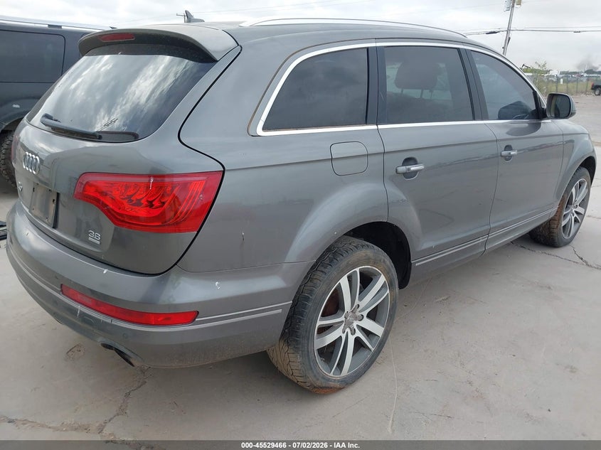 2010 Audi Q7 VIN WA1VYBFE7AD001700 IAAI salvage auction — NORMAL WEAR, Original (Texas), sold $100 on 2026-07-09 (photo 4)