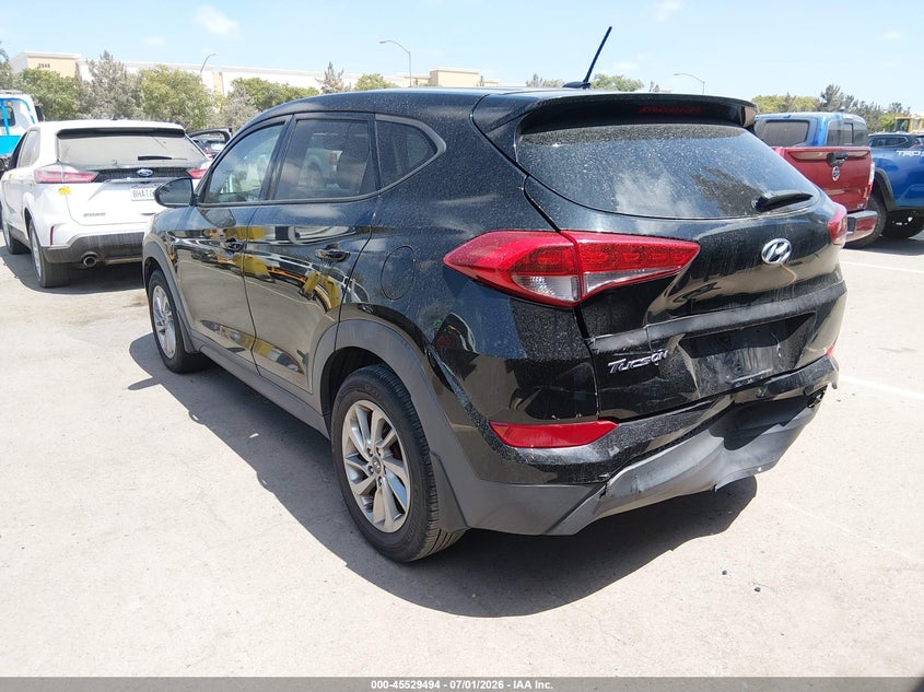 2016 Hyundai Tucson VIN KM8J23A43GU231510 IAAI salvage auction — REAR END, Salvage Title, sold $3,150 on 2026-07-20 (photo 3)