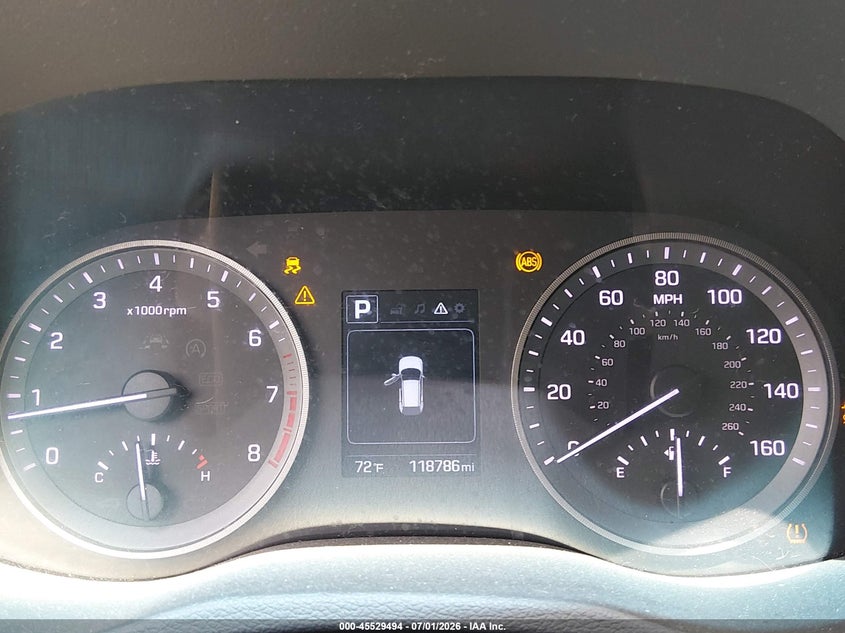 2016 Hyundai Tucson VIN KM8J23A43GU231510 IAAI salvage auction — REAR END, Salvage Title, sold $3,150 on 2026-07-20 (photo 7)
