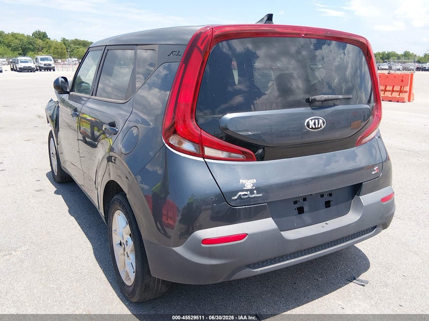 2020 Kia Soul VIN KNDJ23AU4L7046542 IAAI salvage auction — LEFT FRONT, Clear (Louisiana), sold $1,550 on 2026-07-13 (photo 3)