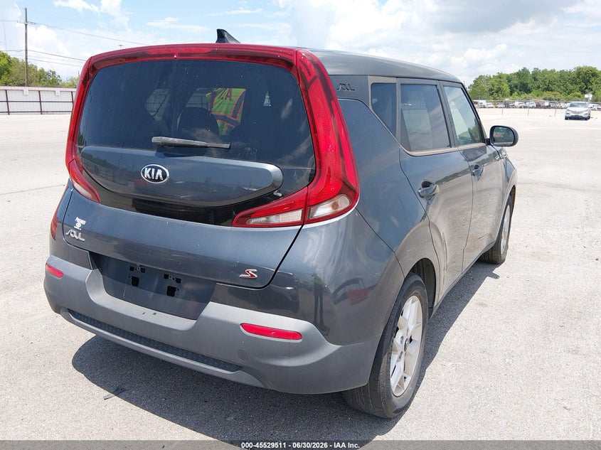 2020 Kia Soul VIN KNDJ23AU4L7046542 IAAI salvage auction — LEFT FRONT, Clear (Louisiana), sold $1,550 on 2026-07-13 (photo 4)