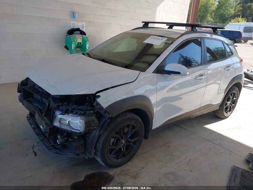 2018 Hyundai Kona VIN KM8K2CAA8JU150648 IAAI salvage auction — FRONT END, Wait Title, sold $3,600 on 2026-08-27 (photo 2)