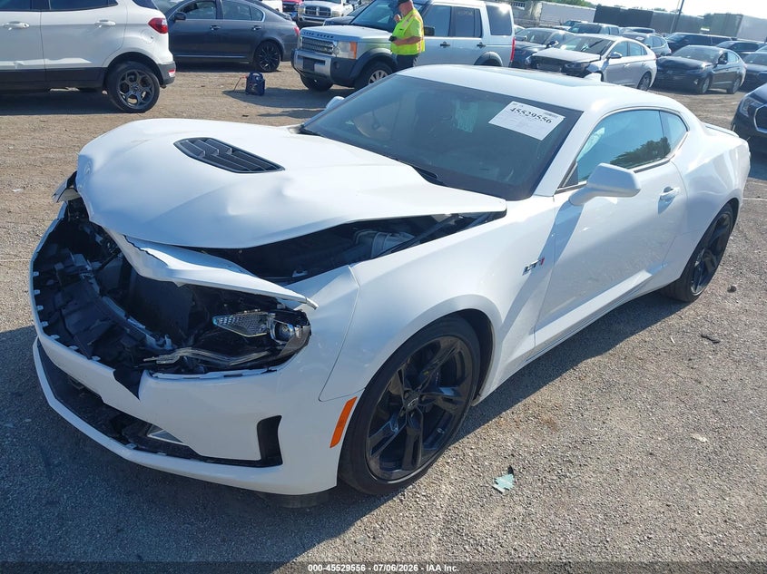 2023 Chevrolet Camaro VIN 1G1FF1R74P0111135 IAAI salvage auction — FRONT END, Salvage (Iowa), sold $11,600 on 2026-07-28 (photo 2)