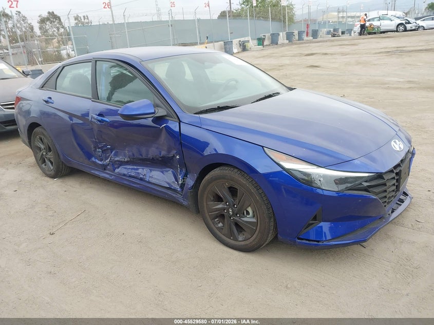 2022 Hyundai Elantra VIN 5NPLM4AG5NH064386 IAAI salvage auction — NORMAL WEAR, Salvage (California), sold $3,175 on 2026-07-15 (photo 1)