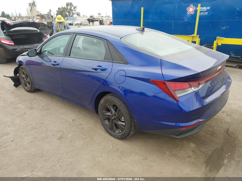 2022 Hyundai Elantra VIN 5NPLM4AG5NH064386 IAAI salvage auction — NORMAL WEAR, Salvage (California), sold $3,175 on 2026-07-15 (photo 3)