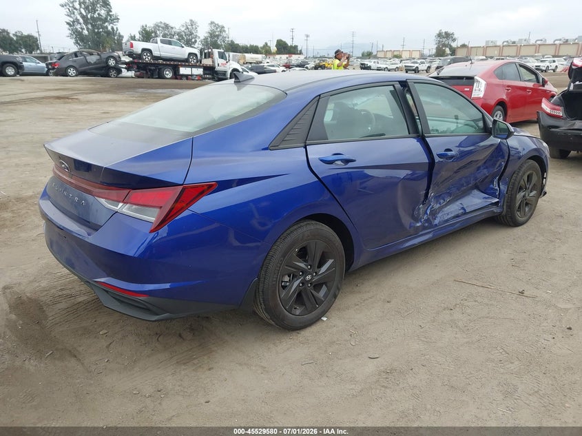 2022 Hyundai Elantra VIN 5NPLM4AG5NH064386 IAAI salvage auction — NORMAL WEAR, Salvage (California), sold $3,175 on 2026-07-15 (photo 4)