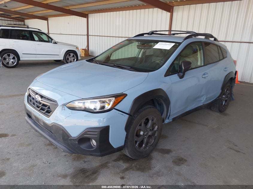 2021 Subaru VIN JF2GTHRC1MH322821 IAAI salvage auction — SIDE, Salvage Title, sold $6,150 on 2026-07-23 (photo 2)