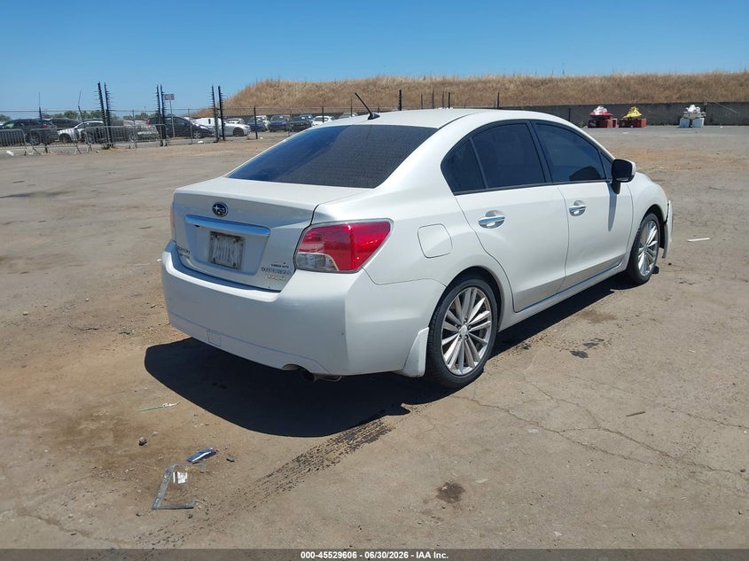 2014 Subaru Impreza VIN JF1GJAH65EH022178 IAAI salvage auction — NORMAL WEAR, Clear - Dealer Only (California), sold $1,200 on 2026-07-15 (photo 4)