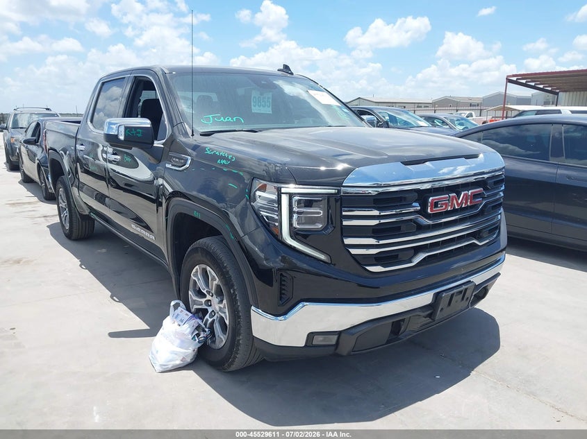 2025 Gmc SIERRA VIN 3GTPHDEDXSG247910 IAAI salvage auction — SIDE, Enterprise Vehicles Clear Only (Texas), sold $32,300 on 2026-07-07 (photo 1)