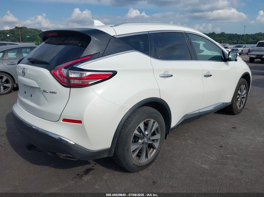 2018 Nissan Murano VIN 5N1AZ2MH4JN192772 IAAI salvage auction — LEFT FRONT, Salvage (Illinois), sold $3,000 on 2026-09-03 (photo 4)