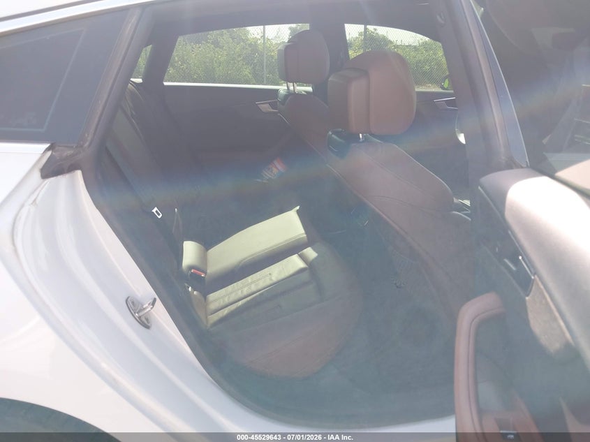 2019 Audi A5 VIN WAUENCF58KA031213 IAAI salvage auction — LEFT FRONT, Clear (Wisconsin), sold $6,900 on 2026-07-28 (photo 8)