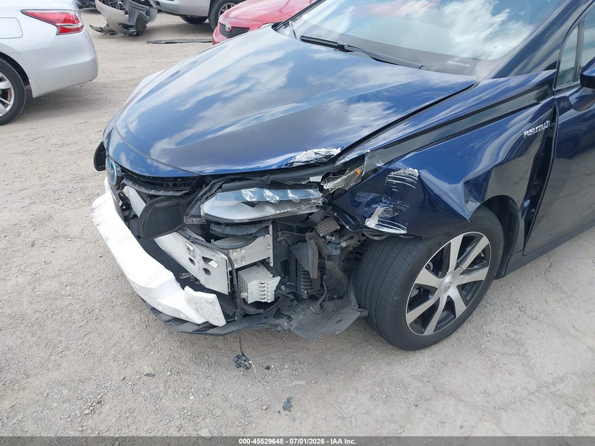 2018 Toyota Mirai VIN JTDBVRBD9JA004834 IAAI salvage auction — LEFT FRONT, Salvage (California), sold $25 on 2026-07-31 (photo 6)