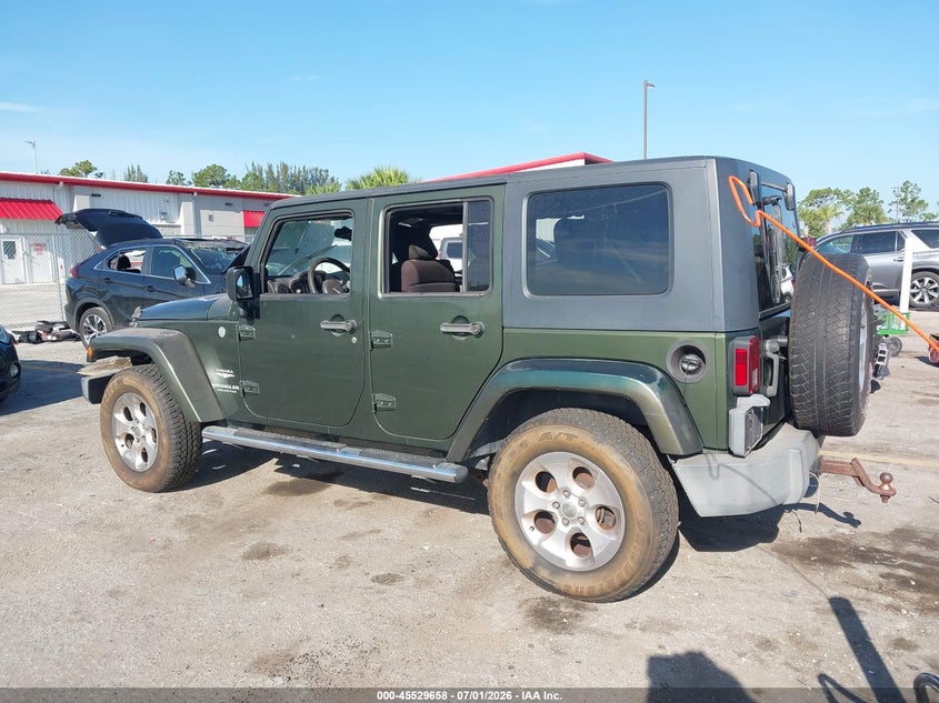 2007 Jeep Wrangler unlimited VIN 1J4GA59187L157962 IAAI salvage auction — NORMAL WEAR, Clear (Florida), sold $1,950 on 2026-08-03 (photo 3)