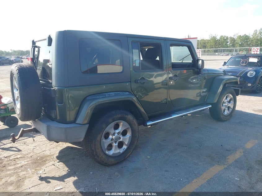 2007 Jeep Wrangler unlimited VIN 1J4GA59187L157962 IAAI salvage auction — NORMAL WEAR, Clear (Florida), sold $1,950 on 2026-08-03 (photo 4)