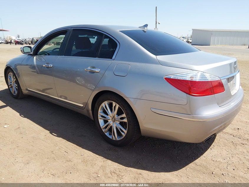 2010 Hyundai Genesis VIN KMHGC4DF4AU086298 IAAI salvage auction — NORMAL WEAR, Clear (Arizona), sold $25 on 2026-07-21 (photo 3)