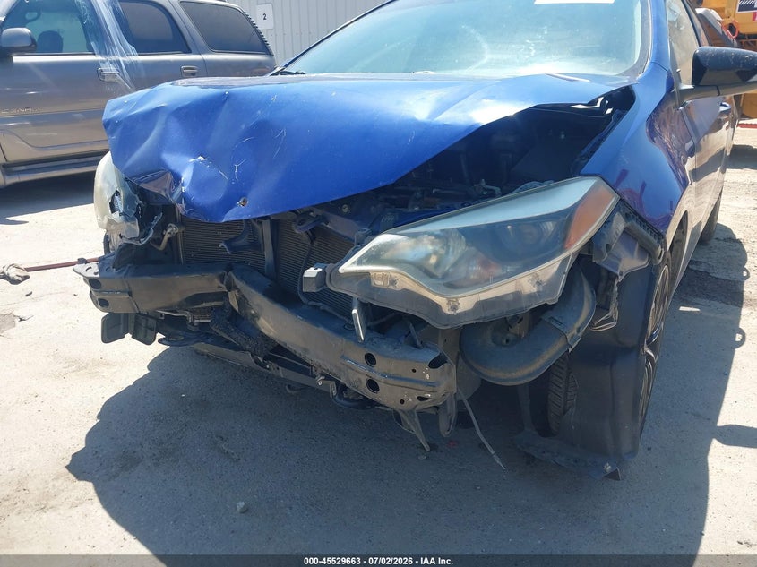 2014 Toyota Corolla VIN 5YFBURHE9EP080316 IAAI salvage auction — FRONT END, Salvage (California), sold $1,700 on 2026-07-14 (photo 6)