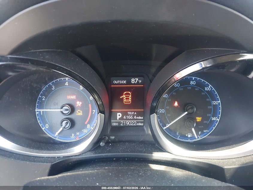 2014 Toyota Corolla VIN 5YFBURHE9EP080316 IAAI salvage auction — FRONT END, Salvage (California), sold $1,700 on 2026-07-14 (photo 7)
