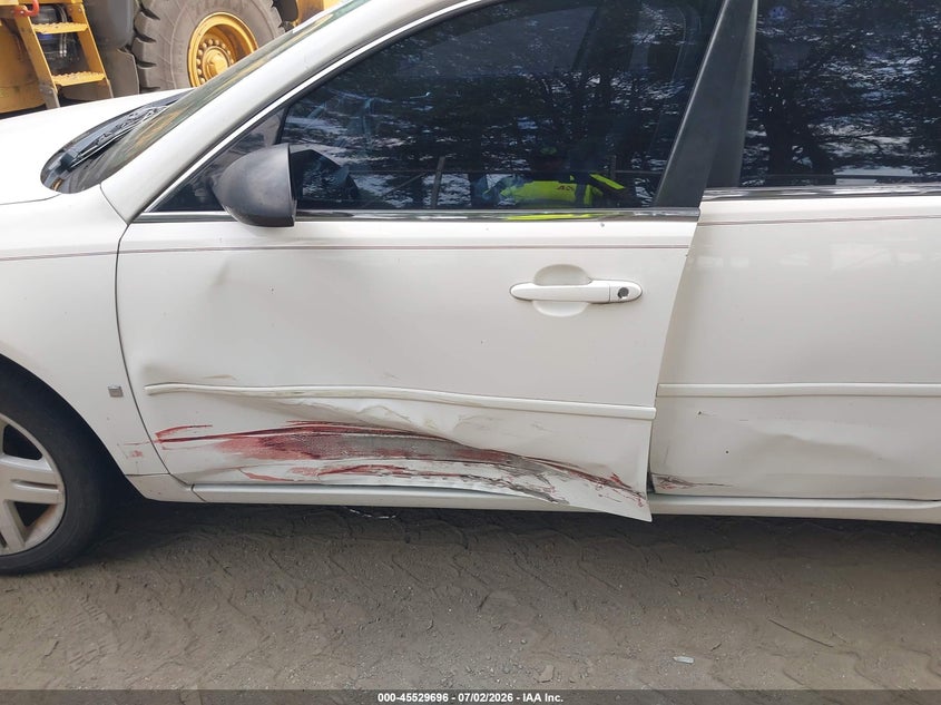 2006 Chevrolet Impala VIN 2G1WC581869234812 IAAI salvage auction — LEFT SIDE, Clear (Virginia), sold $375 on 2026-07-19 (photo 6)