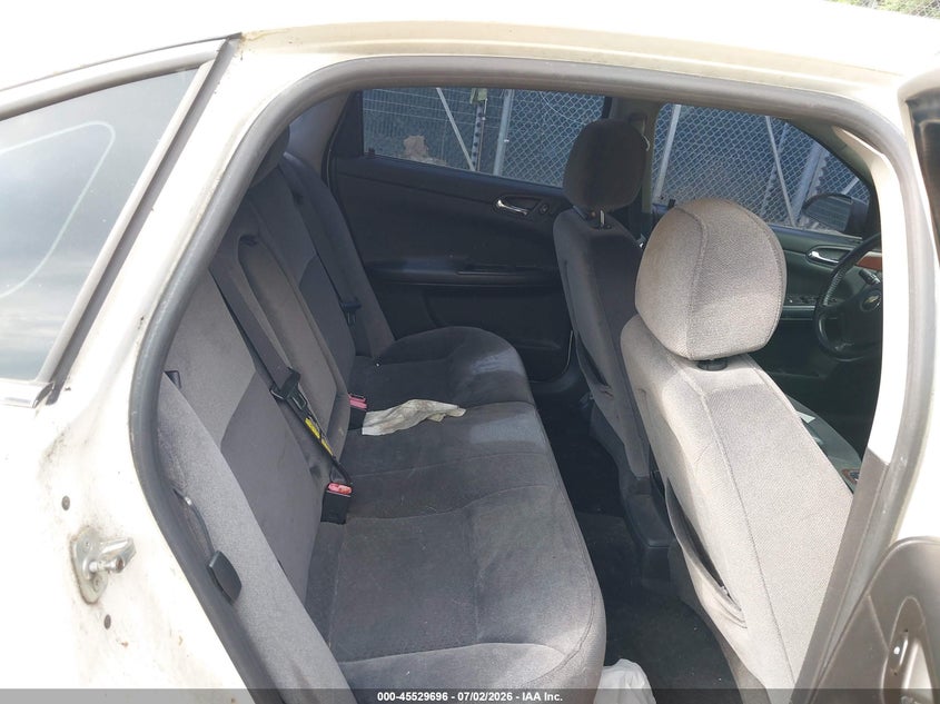 2006 Chevrolet Impala VIN 2G1WC581869234812 IAAI salvage auction — LEFT SIDE, Clear (Virginia), sold $375 on 2026-07-19 (photo 8)