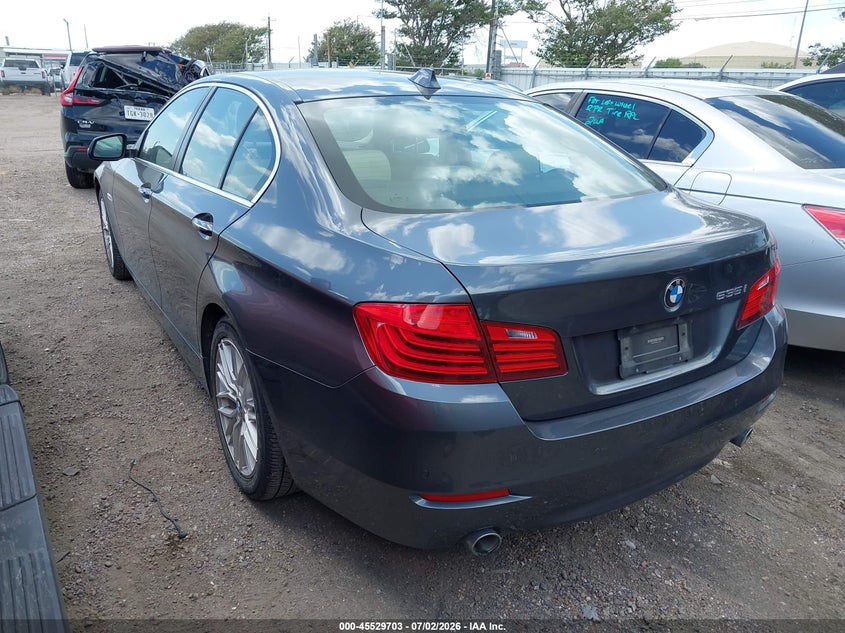 2016 BMW 5er VIN WBA5B1C56GG131316 IAAI salvage auction — ENGINE DAMAGE, Salvage (Texas), sold $3,550 on 2026-07-29 (photo 3)