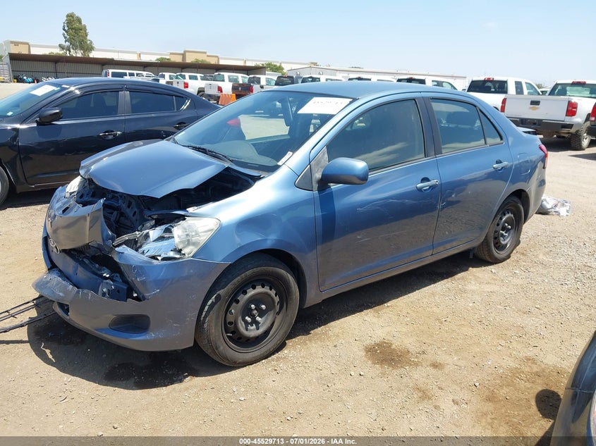 2008 Toyota Yaris VIN JTDBT923081265616 IAAI salvage auction — FRONT & REAR, Salvage (California), sold $675 on 2026-07-20 (photo 2)