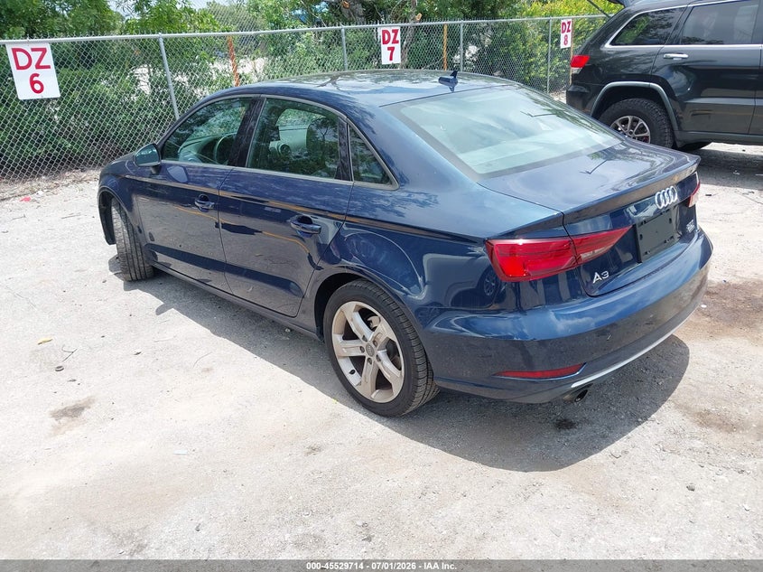 2018 Audi A3 VIN WAUB8GFF1J1039422 IAAI salvage auction — SIDE, Rebuildable (Florida), sold $1,750 on 2026-07-29 (photo 3)