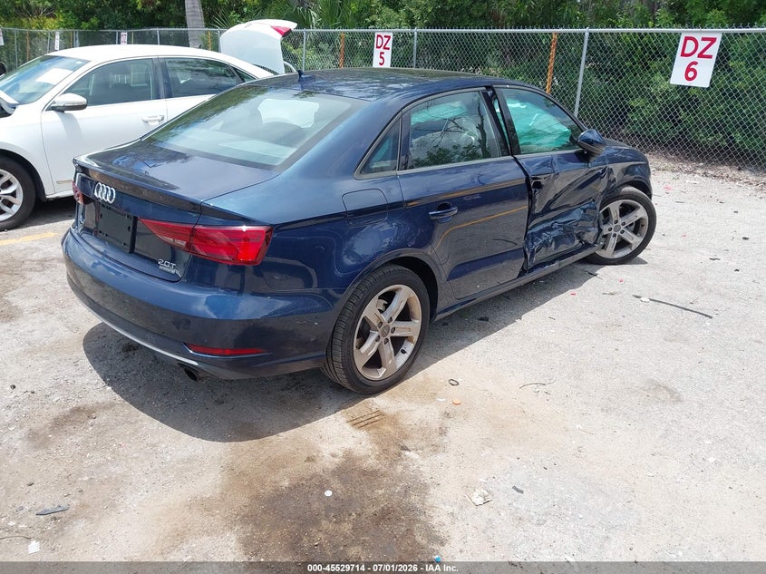 2018 Audi A3 VIN WAUB8GFF1J1039422 IAAI salvage auction — SIDE, Rebuildable (Florida), sold $1,750 on 2026-07-29 (photo 4)