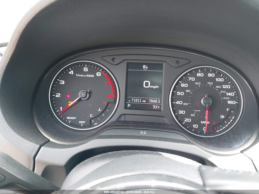 2018 Audi A3 VIN WAUB8GFF1J1039422 IAAI salvage auction — SIDE, Rebuildable (Florida), sold $1,750 on 2026-07-29 (photo 7)