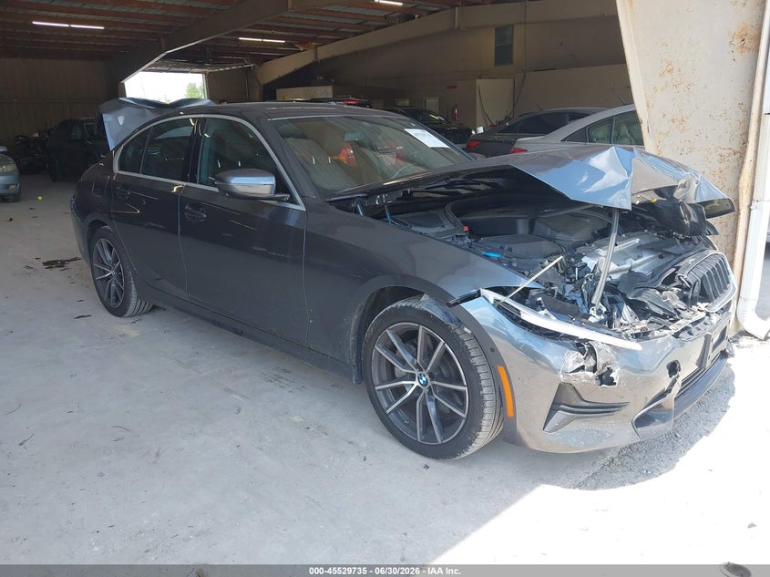 2020 BMW 3er VIN 3MW5R7J02L8B26127 IAAI salvage auction — FRONT & REAR, Salvage (Tennessee), sold $8,500 on 2026-07-29 (photo 1)