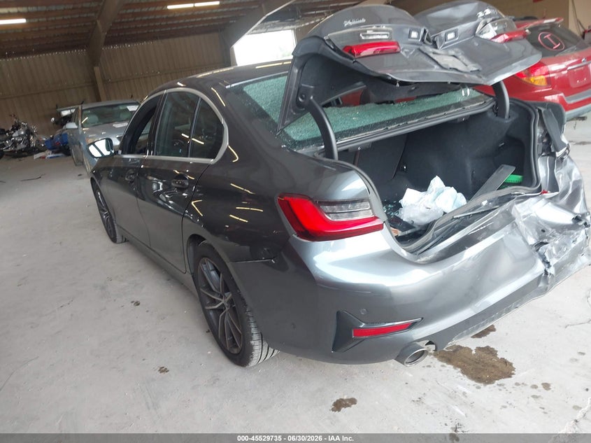 2020 BMW 3er VIN 3MW5R7J02L8B26127 IAAI salvage auction — FRONT & REAR, Salvage (Tennessee), sold $8,500 on 2026-07-29 (photo 3)
