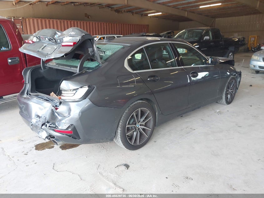 2020 BMW 3er VIN 3MW5R7J02L8B26127 IAAI salvage auction — FRONT & REAR, Salvage (Tennessee), sold $8,500 on 2026-07-29 (photo 4)