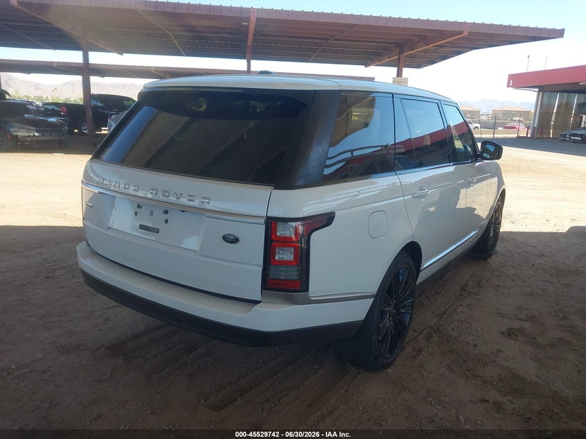 2015 Land rover RANGE ROVER VIN SALGS3TF2FA239992 IAAI salvage auction — LEFT FRONT, Restored (Arizona), sold $7,500 on 2026-07-28 (photo 4)
