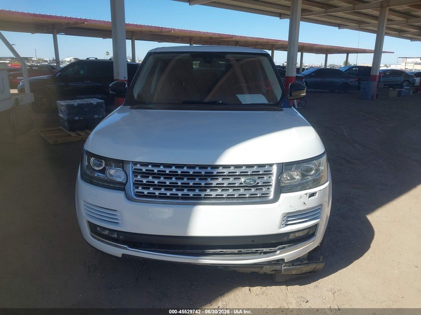 2015 Land rover RANGE ROVER VIN SALGS3TF2FA239992 IAAI salvage auction — LEFT FRONT, Restored (Arizona), sold $7,500 on 2026-07-28 (photo 6)