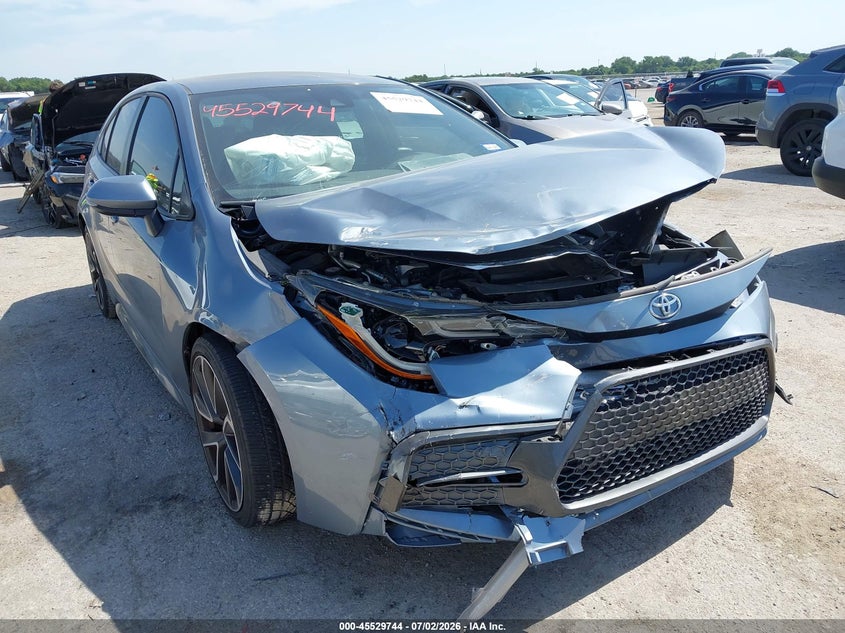 2020 Toyota Corolla VIN JTDS4RCEXLJ008100 IAAI salvage auction — FRONT END, Salvage (Texas), sold $2,150 on 2026-07-28 (photo 1)