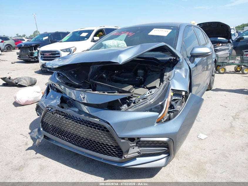 2020 Toyota Corolla VIN JTDS4RCEXLJ008100 IAAI salvage auction — FRONT END, Salvage (Texas), sold $2,150 on 2026-07-28 (photo 2)