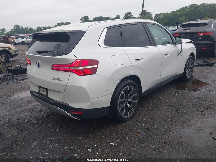 2026 BMW X3 VIN 5UX53GP08T9231951 IAAI salvage auction — FRONT END, Salvage Title (New York), sold $24,800 on 2026-07-28 (photo 4)