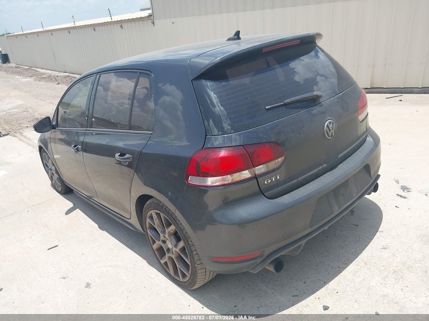 2014 Volkswagen Gti VIN WVWHD7AJXEW001832 IAAI salvage auction — NORMAL WEAR, Original (Texas), sold $1,350 on 2026-07-13 (photo 3)