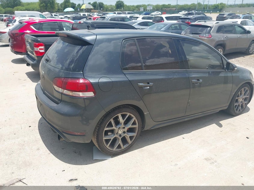 2014 Volkswagen Gti VIN WVWHD7AJXEW001832 IAAI salvage auction — NORMAL WEAR, Original (Texas), sold $1,350 on 2026-07-13 (photo 4)