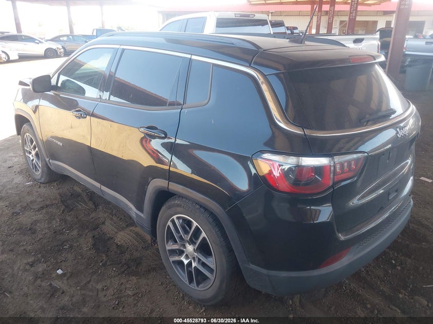 2019 Jeep Compass VIN 3C4NJCBB3KT743051 IAAI salvage auction — FRONT & REAR, Salvage Title, sold $1,550 on 2026-08-03 (photo 3)
