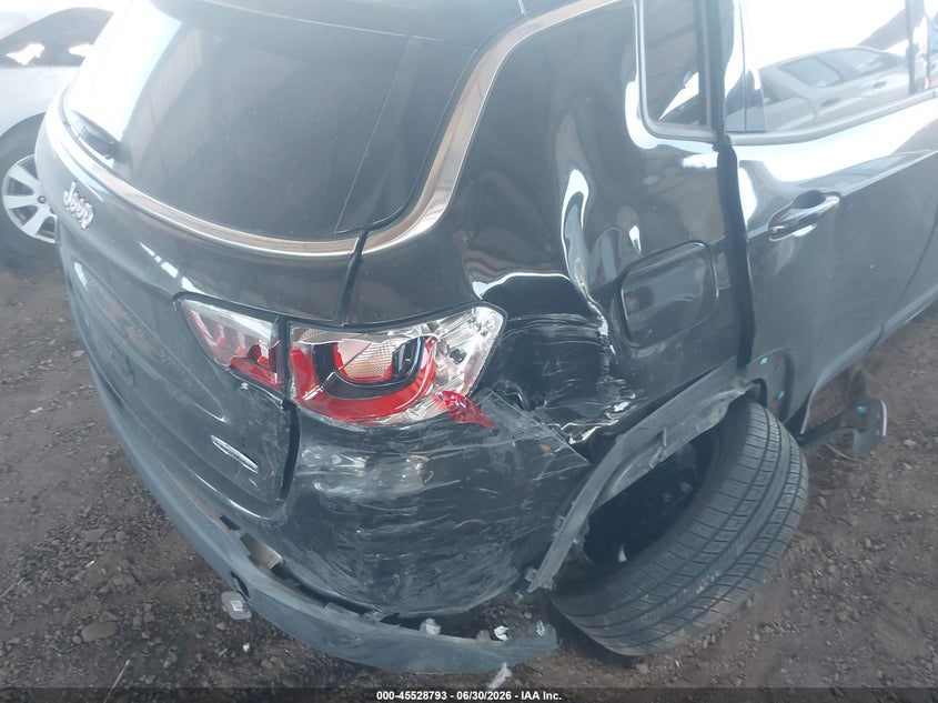 2019 Jeep Compass VIN 3C4NJCBB3KT743051 IAAI salvage auction — FRONT & REAR, Salvage Title, sold $1,550 on 2026-08-03 (photo 6)