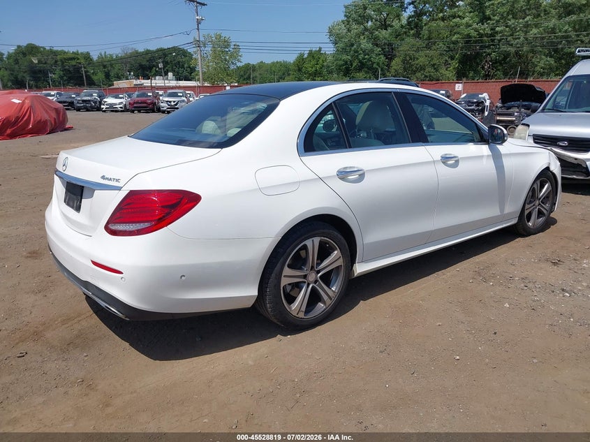 2017 Mercedes-benz E-klasse VIN WDDZF4KB6HA104046 IAAI salvage auction — FRONT END, Wait Title, sold $8,600 on 2026-08-19 (photo 4)