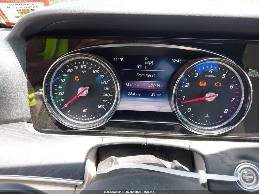 2017 Mercedes-benz E-klasse VIN WDDZF4KB6HA104046 IAAI salvage auction — FRONT END, Wait Title, sold $8,600 on 2026-08-19 (photo 7)