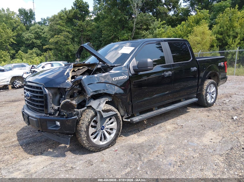 2017 Ford F-150 VIN 1FTEW1EF7HKC94567 IAAI salvage auction — LEFT FRONT, Salvage Title, sold $7,000 on 2026-09-10 (photo 2)