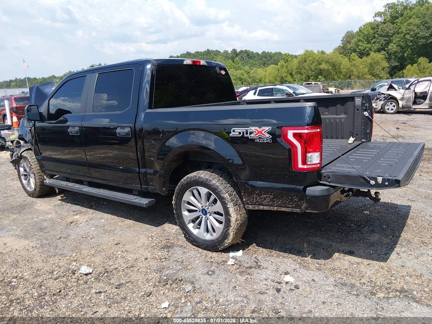 2017 Ford F-150 VIN 1FTEW1EF7HKC94567 IAAI salvage auction — LEFT FRONT, Salvage Title, sold $7,000 on 2026-09-10 (photo 3)